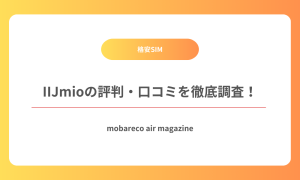 IIJmio 評判