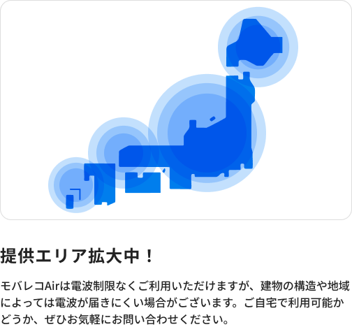 モバレコAirの5つの魅力