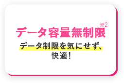 データ容量無制限