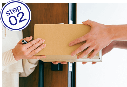 STEP2：モバレコAirの配送・受け取り